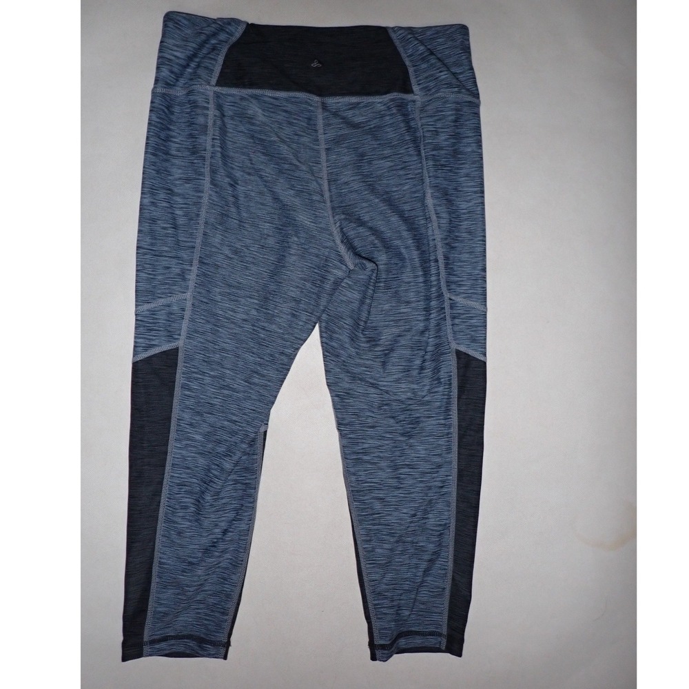Prana Womens Space Dye Colorblock Crop Leggings Size M Hike Gorpcore Athleisure - Picture 4 of 4